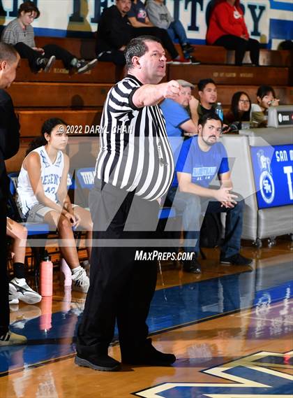 Thumbnail 2 in Bishop Conaty-Loretto vs. St. Lucy's (San Marino Tournament) photogallery.