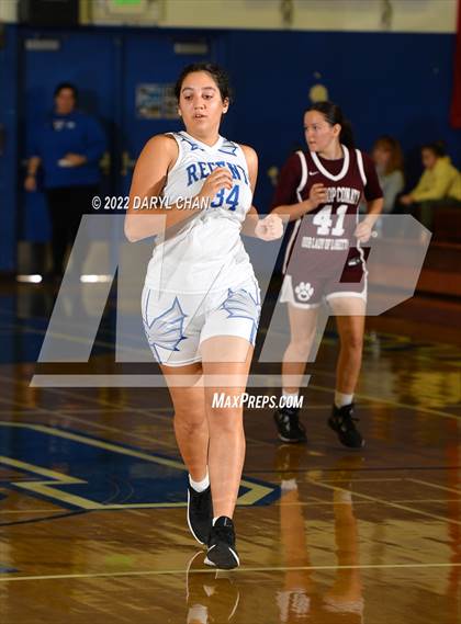 Thumbnail 3 in Bishop Conaty-Loretto vs. St. Lucy's (San Marino Tournament) photogallery.