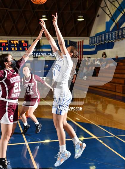 Thumbnail 2 in Bishop Conaty-Loretto vs. St. Lucy's (San Marino Tournament) photogallery.