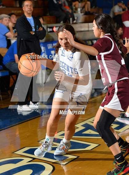 Thumbnail 2 in Bishop Conaty-Loretto vs. St. Lucy's (San Marino Tournament) photogallery.