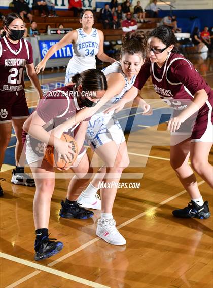 Thumbnail 2 in Bishop Conaty-Loretto vs. St. Lucy's (San Marino Tournament) photogallery.