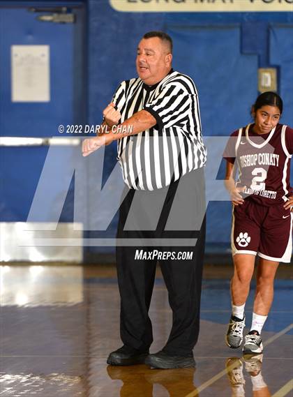 Thumbnail 1 in Bishop Conaty-Loretto vs. St. Lucy's (San Marino Tournament) photogallery.