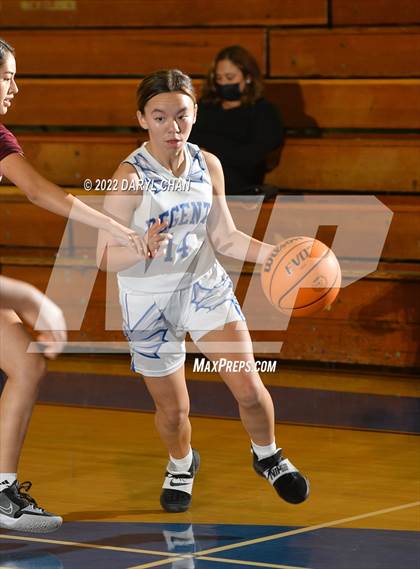 Thumbnail 1 in Bishop Conaty-Loretto vs. St. Lucy's (San Marino Tournament) photogallery.