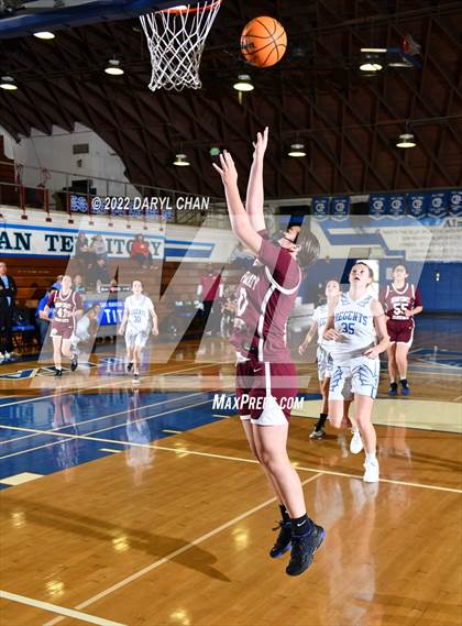 Thumbnail 2 in Bishop Conaty-Loretto vs. St. Lucy's (San Marino Tournament) photogallery.