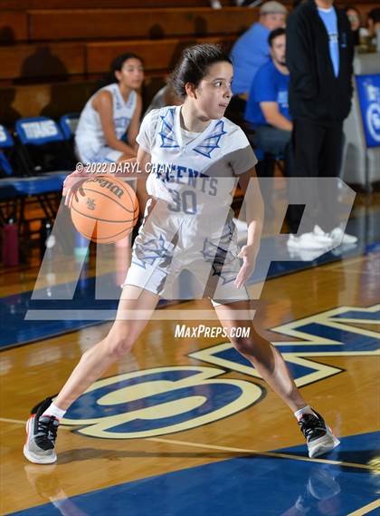 Thumbnail 2 in Bishop Conaty-Loretto vs. St. Lucy's (San Marino Tournament) photogallery.