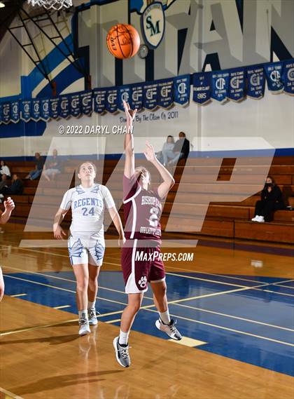 Thumbnail 1 in Bishop Conaty-Loretto vs. St. Lucy's (San Marino Tournament) photogallery.