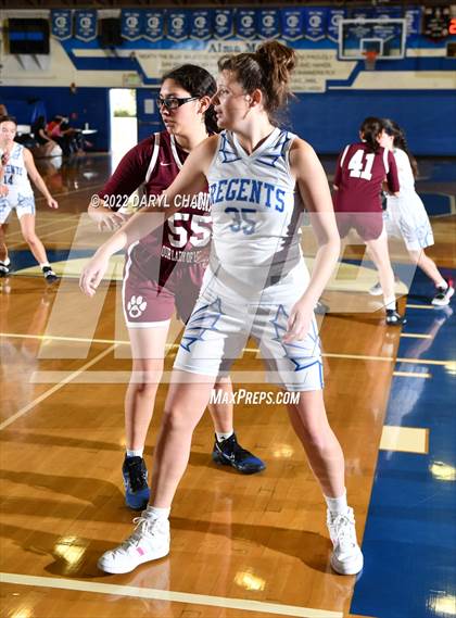 Thumbnail 1 in Bishop Conaty-Loretto vs. St. Lucy's (San Marino Tournament) photogallery.