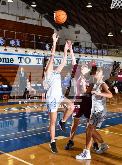 Thumbnail 3 in Bishop Conaty-Loretto vs. St. Lucy's (San Marino Tournament) photogallery.
