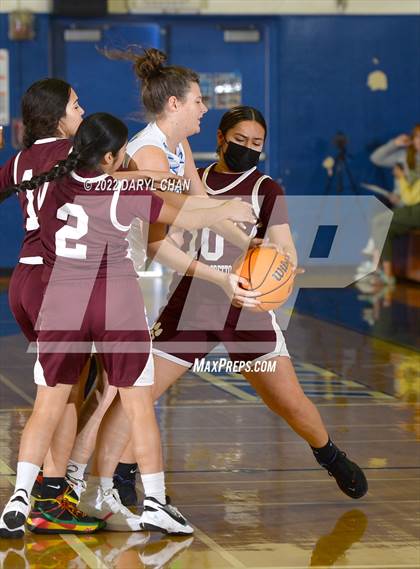 Thumbnail 1 in Bishop Conaty-Loretto vs. St. Lucy's (San Marino Tournament) photogallery.