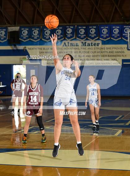 Thumbnail 2 in Bishop Conaty-Loretto vs. St. Lucy's (San Marino Tournament) photogallery.