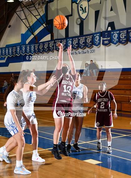Thumbnail 3 in Bishop Conaty-Loretto vs. St. Lucy's (San Marino Tournament) photogallery.