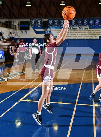 Thumbnail 3 in Bishop Conaty-Loretto vs. St. Lucy's (San Marino Tournament) photogallery.