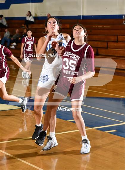 Thumbnail 2 in Bishop Conaty-Loretto vs. St. Lucy's (San Marino Tournament) photogallery.