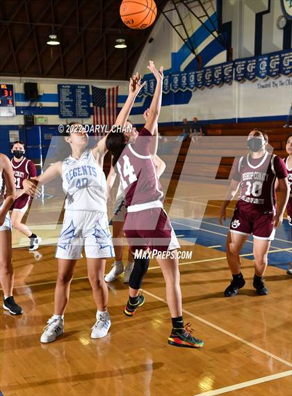 Thumbnail 1 in Bishop Conaty-Loretto vs. St. Lucy's (San Marino Tournament) photogallery.