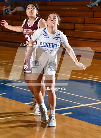 Thumbnail 2 in Bishop Conaty-Loretto vs. St. Lucy's (San Marino Tournament) photogallery.