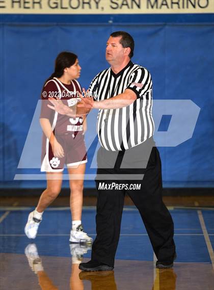 Thumbnail 3 in Bishop Conaty-Loretto vs. St. Lucy's (San Marino Tournament) photogallery.
