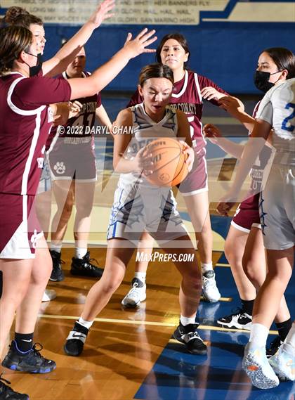 Thumbnail 3 in Bishop Conaty-Loretto vs. St. Lucy's (San Marino Tournament) photogallery.