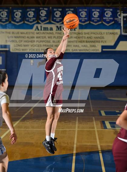 Thumbnail 2 in Bishop Conaty-Loretto vs. St. Lucy's (San Marino Tournament) photogallery.