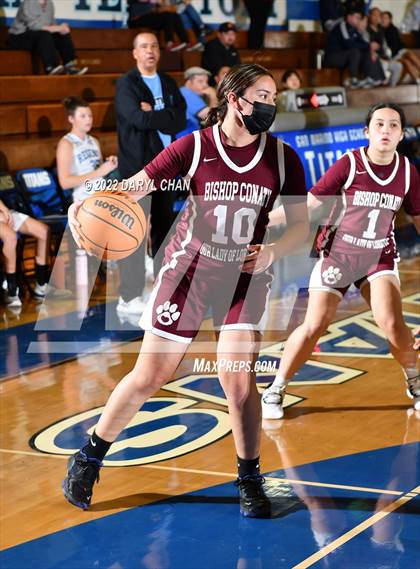 Thumbnail 3 in Bishop Conaty-Loretto vs. St. Lucy's (San Marino Tournament) photogallery.