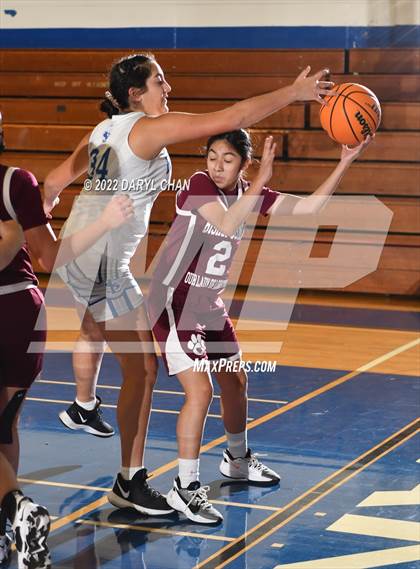Thumbnail 1 in Bishop Conaty-Loretto vs. St. Lucy's (San Marino Tournament) photogallery.