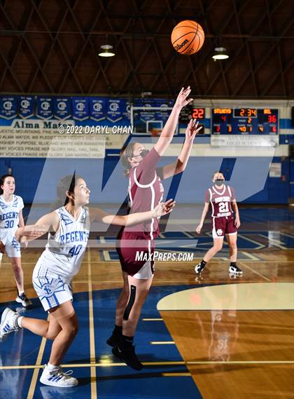 Thumbnail 1 in Bishop Conaty-Loretto vs. St. Lucy's (San Marino Tournament) photogallery.