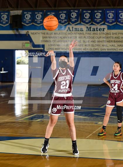 Thumbnail 1 in Bishop Conaty-Loretto vs. St. Lucy's (San Marino Tournament) photogallery.