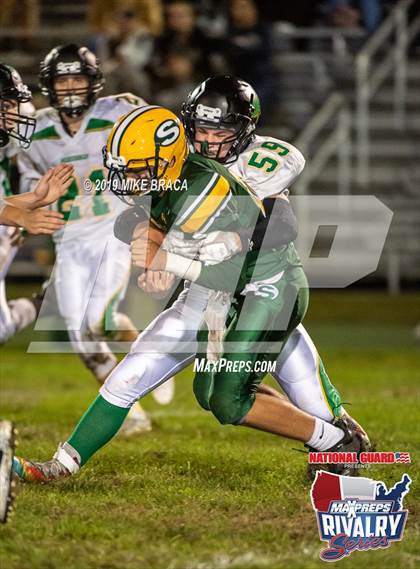Thumbnail 3 in North Smithfield/Mount St. Charles Academy @ Smithfield (2018 MaxPreps Rivalry Series) photogallery.
