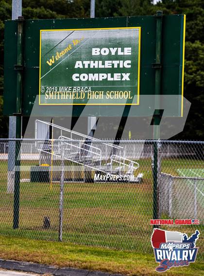 Thumbnail 2 in North Smithfield/Mount St. Charles Academy @ Smithfield (2018 MaxPreps Rivalry Series) photogallery.