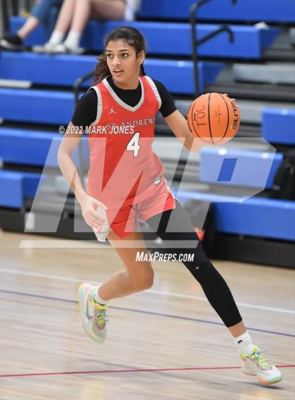 Thumbnail 1 in St. Andrew's (RI) vs. Lo-Ellen (Ont, Canada) - (Nike Tournament of Champions) photogallery.