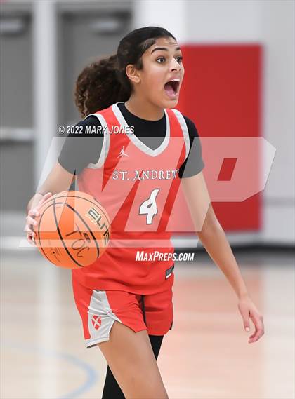 Thumbnail 1 in St. Andrew's (RI) vs. Lo-Ellen (Ont, Canada) - (Nike Tournament of Champions) photogallery.