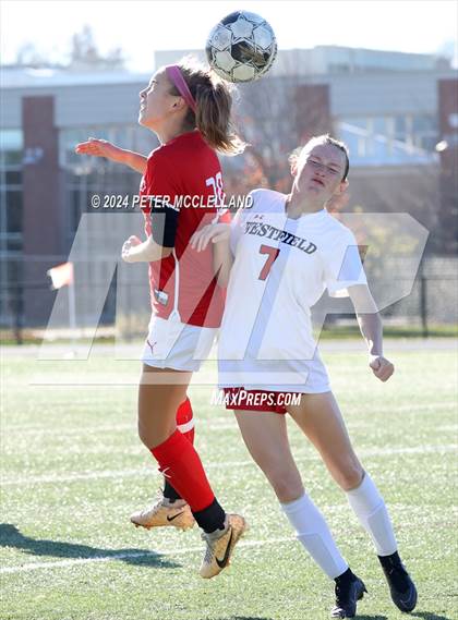 Thumbnail 1 in Westfield vs Masconomet Regional (MIAA Division 2 Round of 16) photogallery.