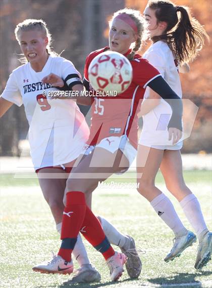 Thumbnail 1 in Westfield vs Masconomet Regional (MIAA Division 2 Round of 16) photogallery.