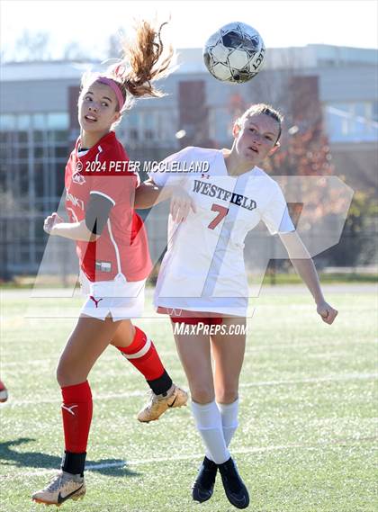 Thumbnail 3 in Westfield vs Masconomet Regional (MIAA Division 2 Round of 16) photogallery.