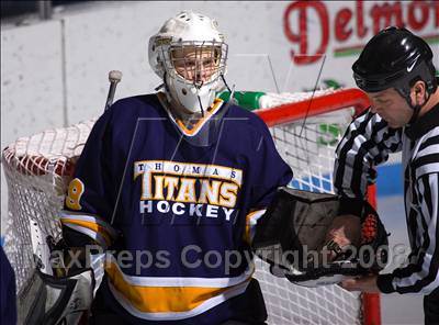 Thumbnail 3 in Queensbury vs Webster-Thomas (NYSPHSAA D2 Semifinals) photogallery.