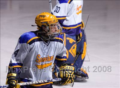 Thumbnail 1 in Queensbury vs Webster-Thomas (NYSPHSAA D2 Semifinals) photogallery.