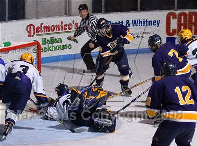Thumbnail 1 in Queensbury vs Webster-Thomas (NYSPHSAA D2 Semifinals) photogallery.