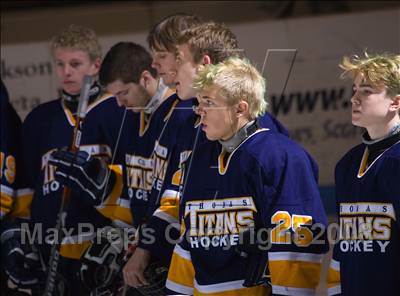 Thumbnail 3 in Queensbury vs Webster-Thomas (NYSPHSAA D2 Semifinals) photogallery.
