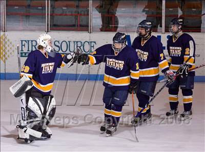 Thumbnail 2 in Queensbury vs Webster-Thomas (NYSPHSAA D2 Semifinals) photogallery.