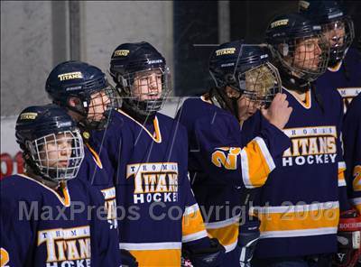 Thumbnail 3 in Queensbury vs Webster-Thomas (NYSPHSAA D2 Semifinals) photogallery.