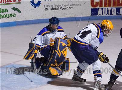 Thumbnail 1 in Queensbury vs Webster-Thomas (NYSPHSAA D2 Semifinals) photogallery.