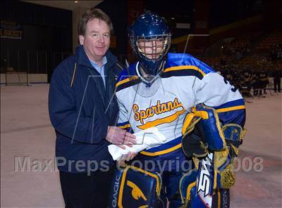 Thumbnail 2 in Queensbury vs Webster-Thomas (NYSPHSAA D2 Semifinals) photogallery.