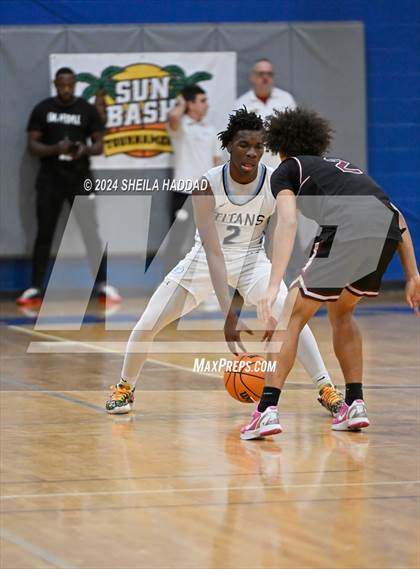 Thumbnail 2 in North Tampa Christian Academy vs Lake Worth (Sun Bash Tampa) photogallery.