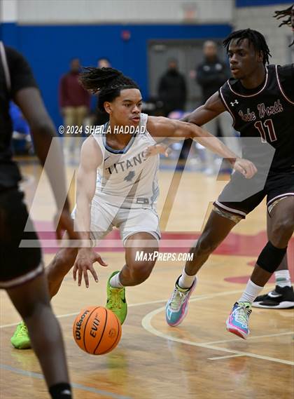 Thumbnail 1 in North Tampa Christian Academy vs Lake Worth (Sun Bash Tampa) photogallery.