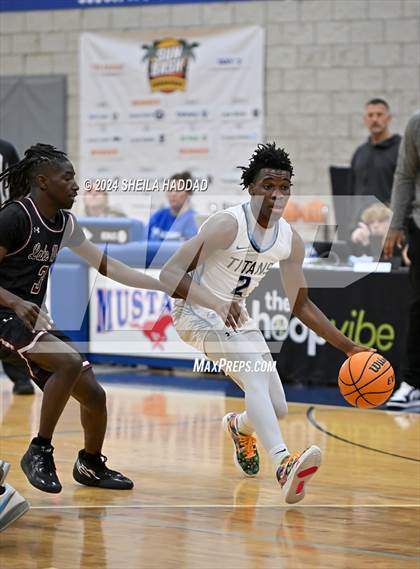 Thumbnail 1 in North Tampa Christian Academy vs Lake Worth (Sun Bash Tampa) photogallery.