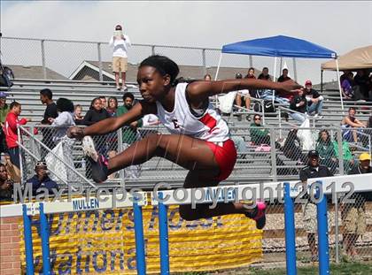 Thumbnail 3 in Mullen Runner's Roost Invitational (Girls 100 Hurdles)  photogallery.