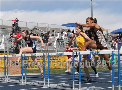 Thumbnail 2 in Mullen Runner's Roost Invitational (Girls 100 Hurdles)  photogallery.