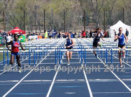 Thumbnail 3 in Mullen Runner's Roost Invitational (Girls 100 Hurdles)  photogallery.