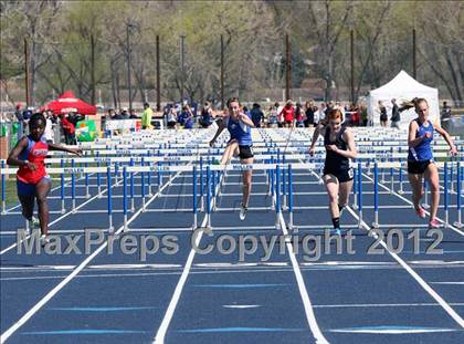 Thumbnail 2 in Mullen Runner's Roost Invitational (Girls 100 Hurdles)  photogallery.