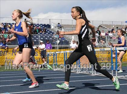 Thumbnail 1 in Mullen Runner's Roost Invitational (Girls 100 Hurdles)  photogallery.