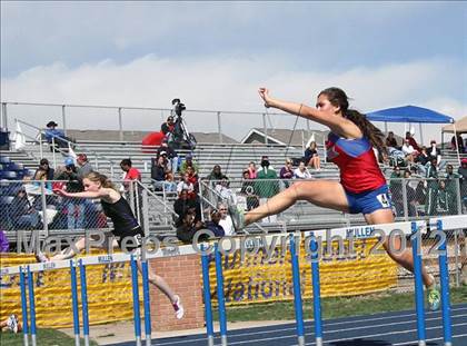 Thumbnail 1 in Mullen Runner's Roost Invitational (Girls 100 Hurdles)  photogallery.